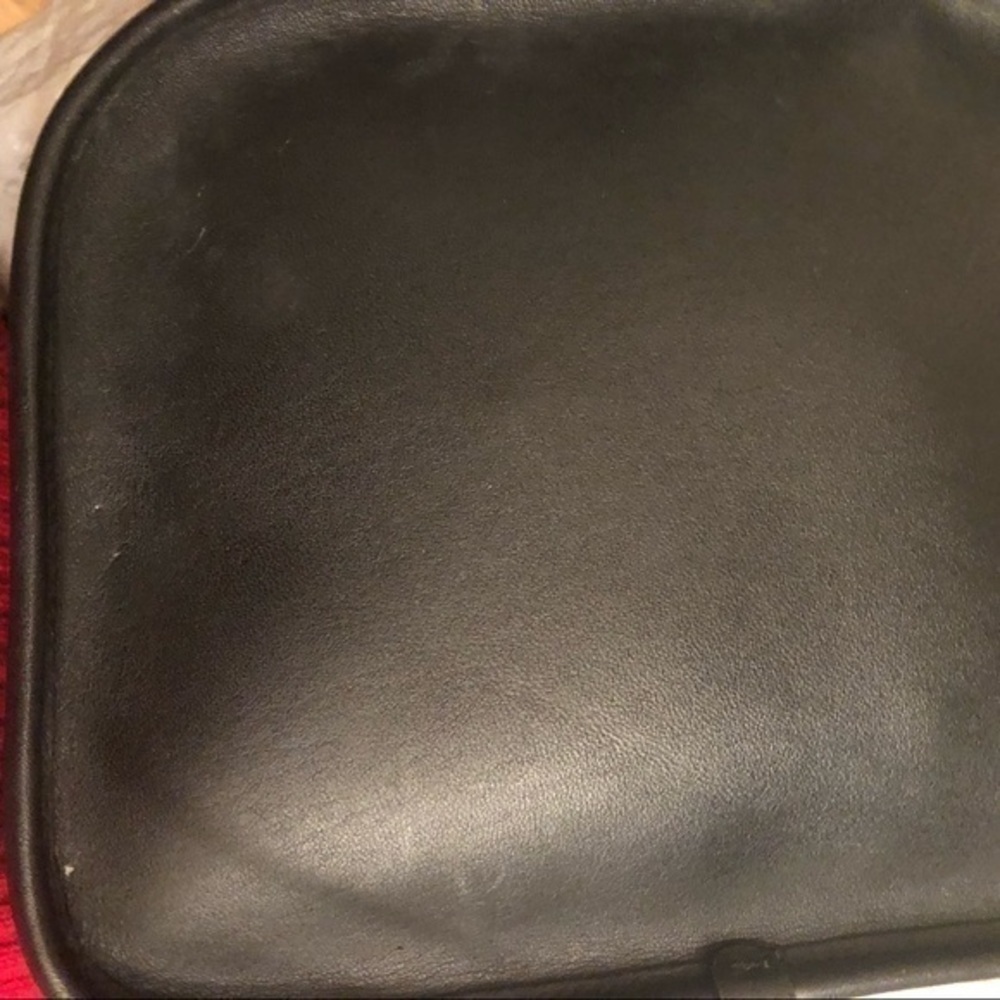 Coach black leather vintage remake reissue lunch box pail bag - Picture 16 of 16